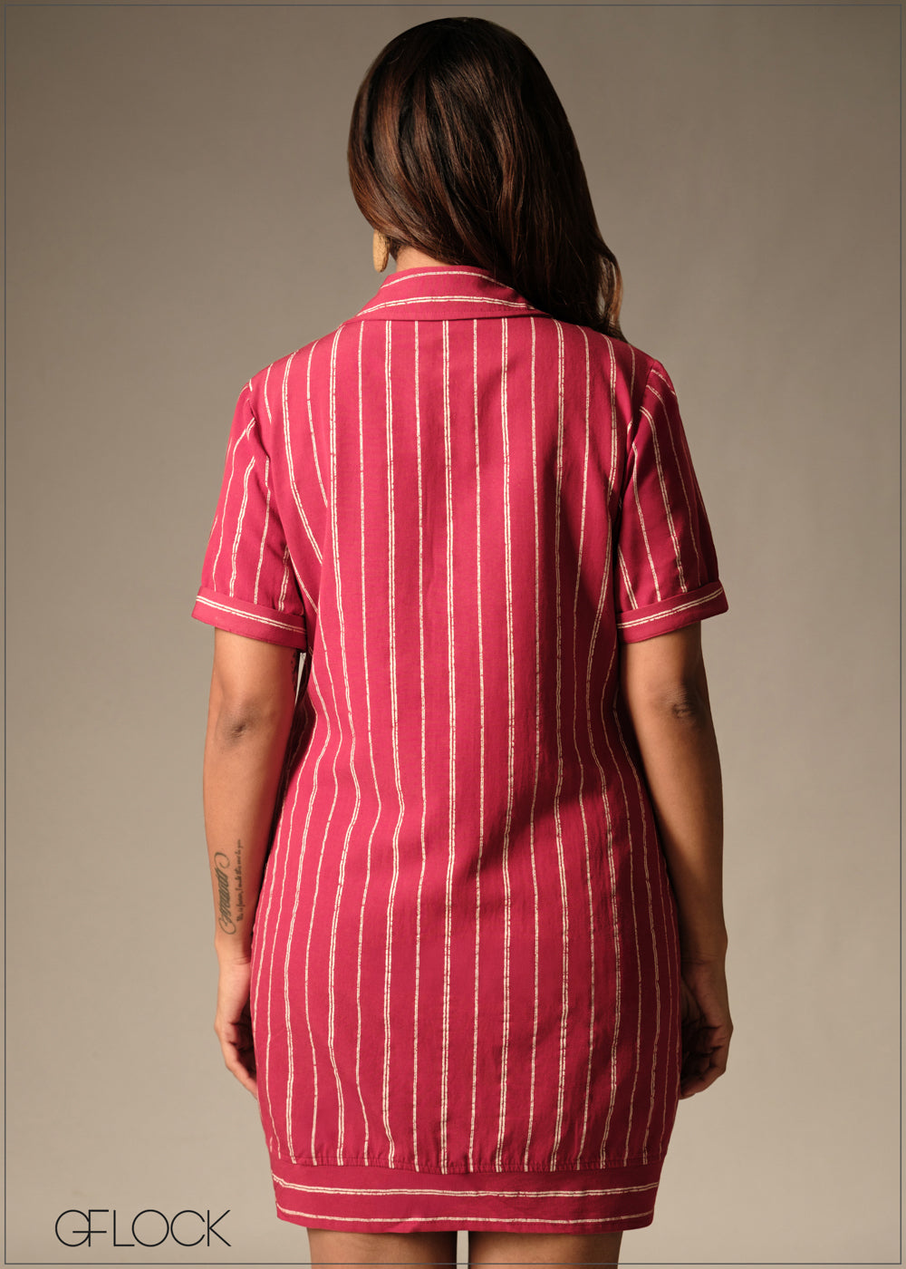 Stripped Dress - 160126