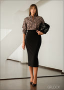 Black Printed Shirt - 150426