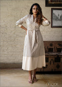 Printed Shirt Dress - 100826