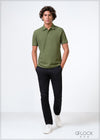 Jacquard Polo Shirt Tipping - 050325