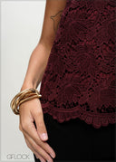 Strappy Lace Top - 090226