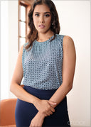 Sleeveless Printed Top - 040923