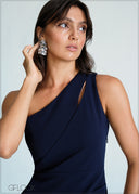 One Shoulder Midi Dress - 170726