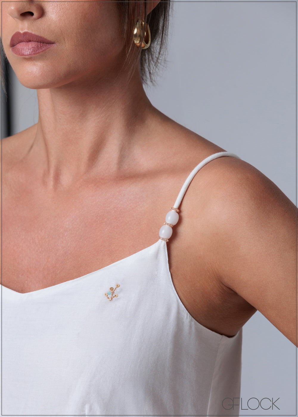 Hand Embroidered Strappy Maxi Dress -231125