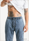 Denim Jogger Pant - Short Length - 091224