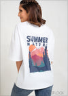 Printed Oversize T-Shirt ( Unisex ) - 211223 - 05