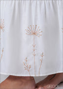 Hand Embroidered Strappy Maxi Dress -231125