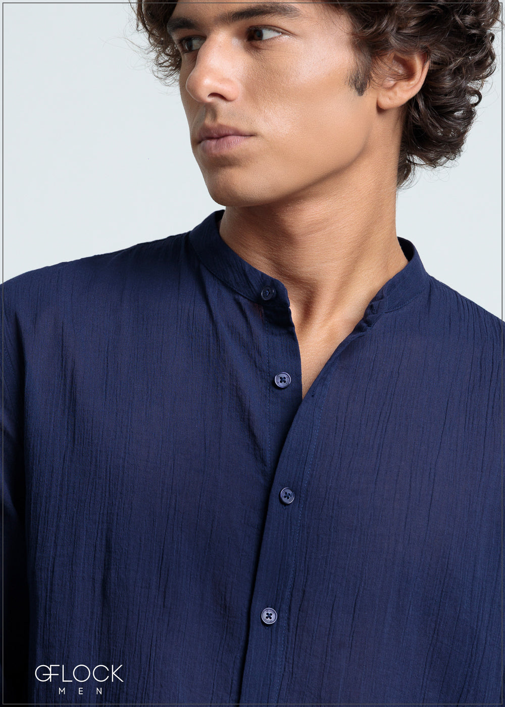 Creased-Effect Shirt - 140525