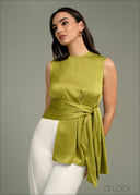 Tie Detailed Asymmetric Top - 271224