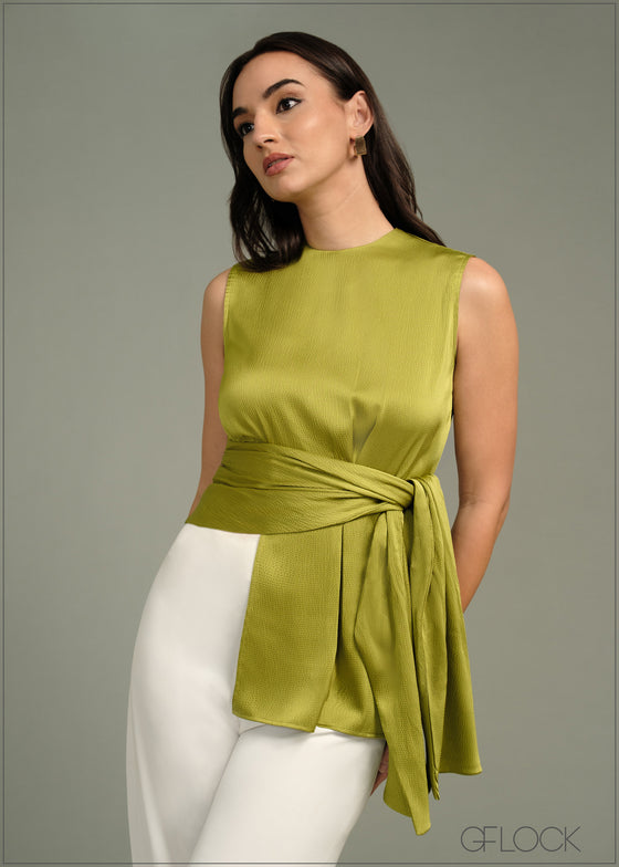 Tie Detailed Asymmetric Top - 271224