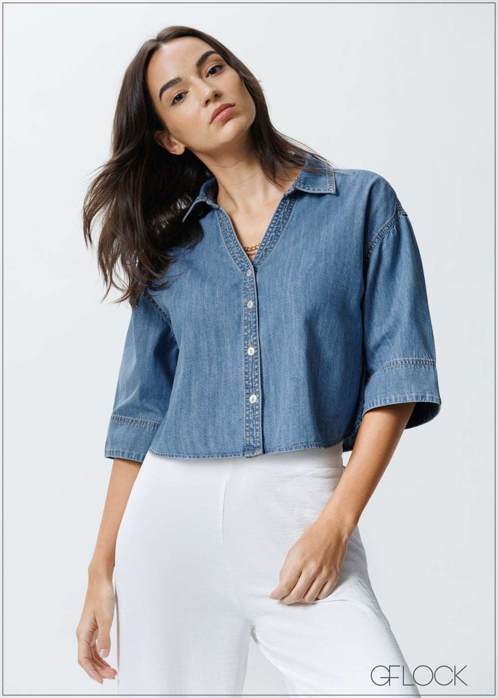 Wide Sleeve Shirt - 151025