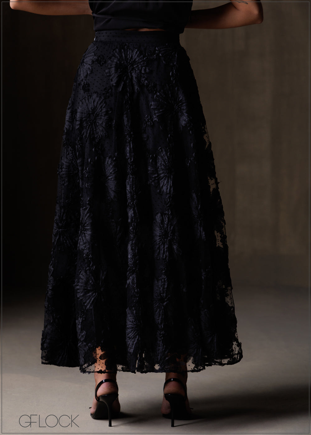 High Waist Maxi Skirt - 191225