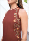 Embroidered Dress - 020225