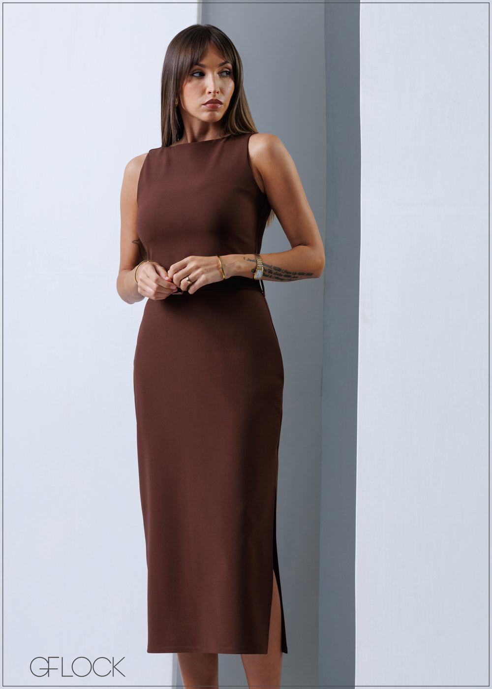 Sleeveless Dress - 211125