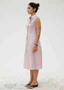 Ripple Linen Dress - 171026