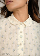 Collared Printed Top - 301026