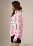 Printed Basic Shirt - 130326