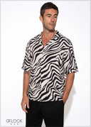 Oversize Revere Collar Shirt - 181025