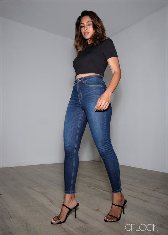 Deep Blue Skinny Jean - 251125D