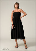 Strappy Midi Dress - 060226