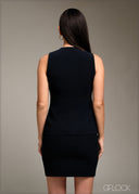 Sleeveless Button Detailed Top - 080925