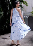 Tie Dye Strappy Maxi Dress - 280325