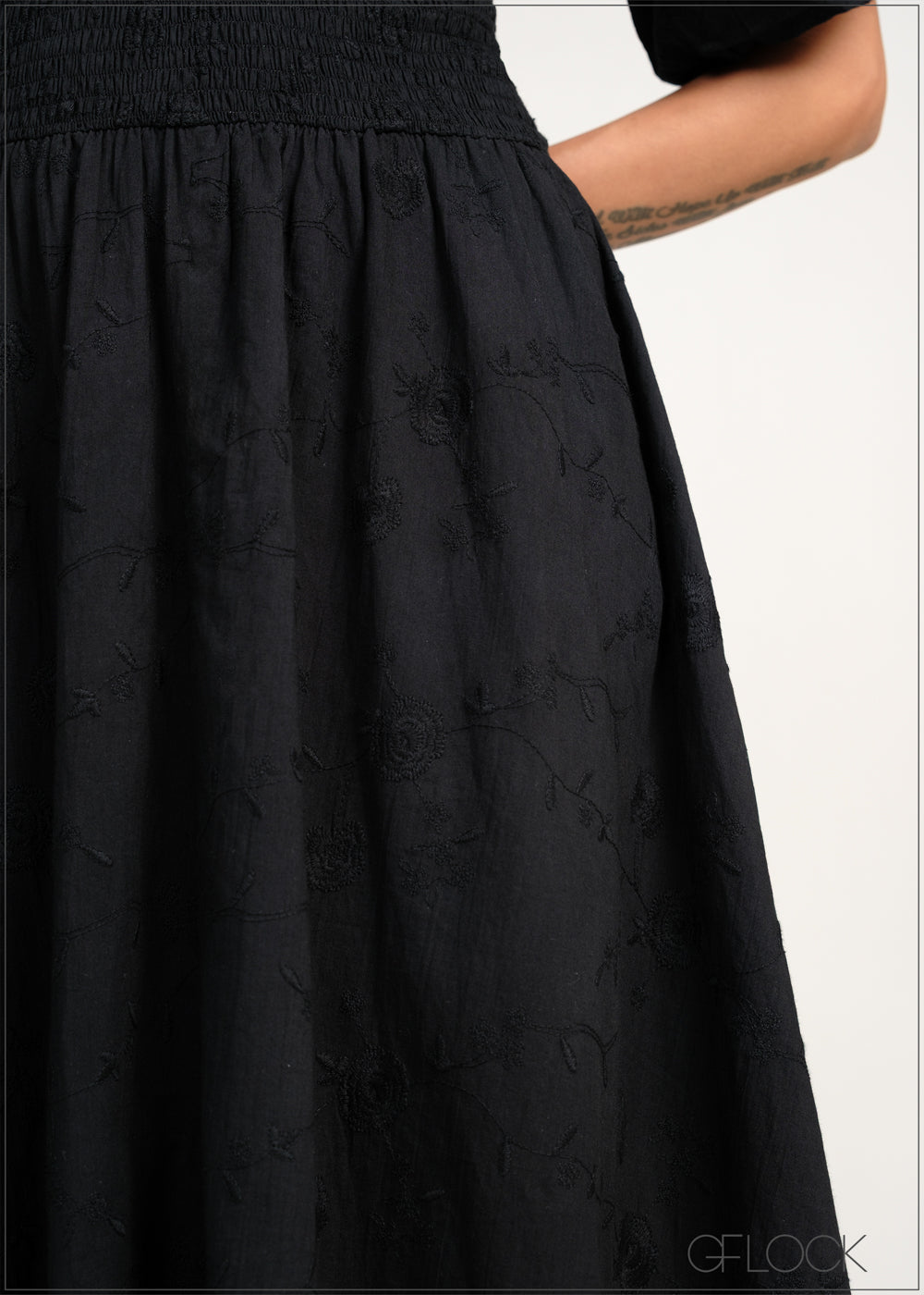 Smocking Detailed Dress - 231225