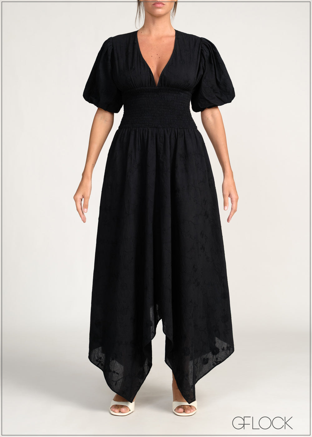 Smocking Detailed Dress - 231225