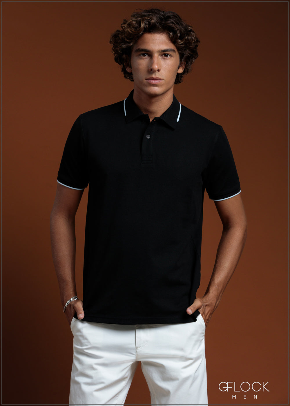Tipping Design Polo T-Shirt - 080425