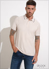 Jacquard Polo Shirt Tipping - 231024