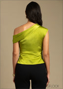 Off Shoulder Detailed Top - 240925