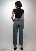 Crop Straight Jean - Long Length - 141026