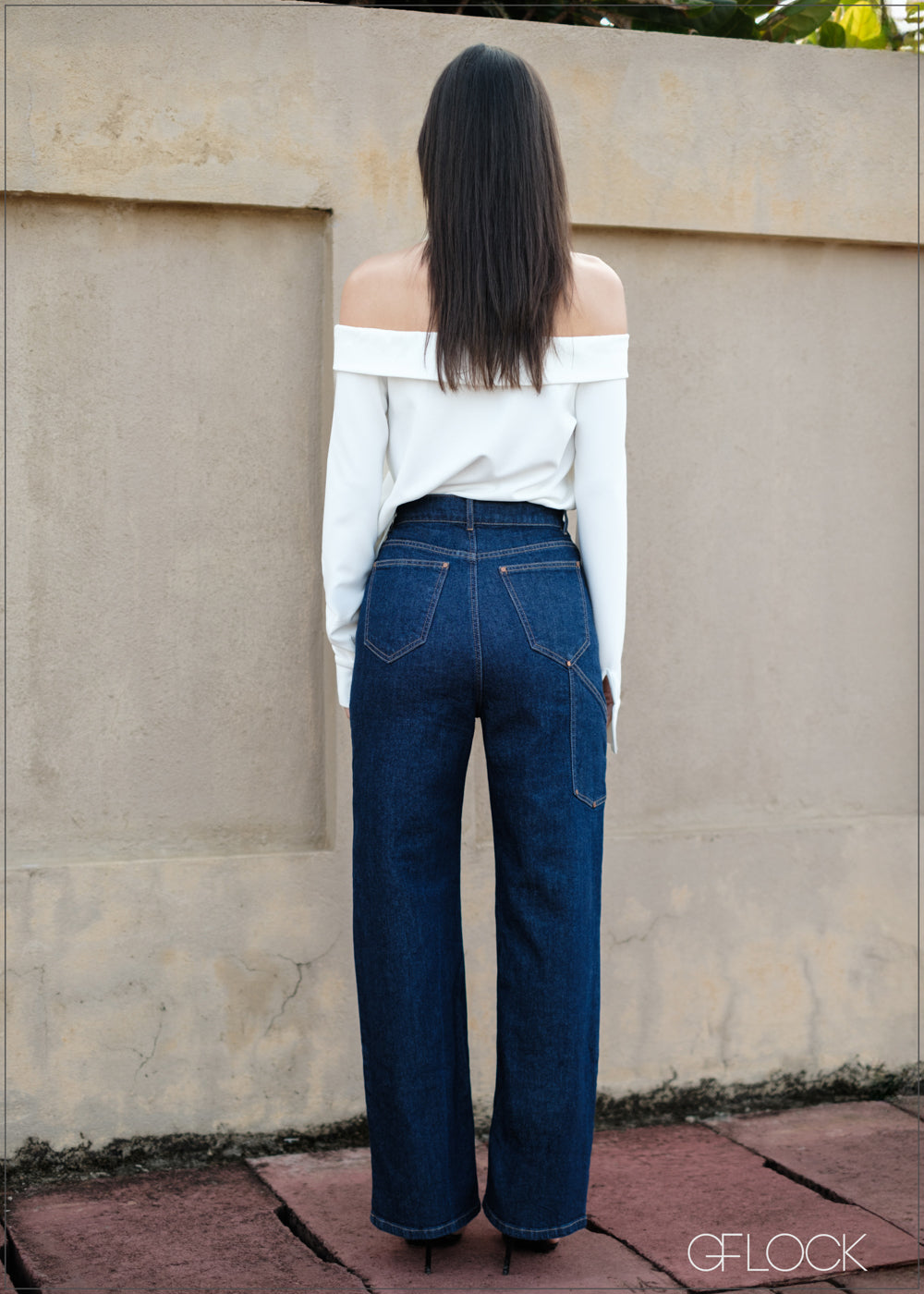 Pocket Detail Jean - Long Length - 090425