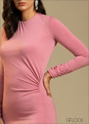 Long Sleeve Mini Dress - 240925