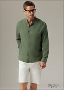 Creased-Effect Shirt - 191225M