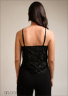 Strappy Lace Top - 101025