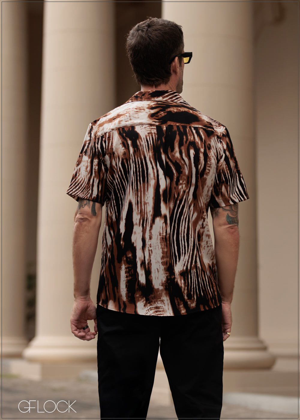 Normal Collar Short Sleeve Shirt - 130825