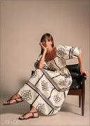 Side Open Midi Dress - 231225