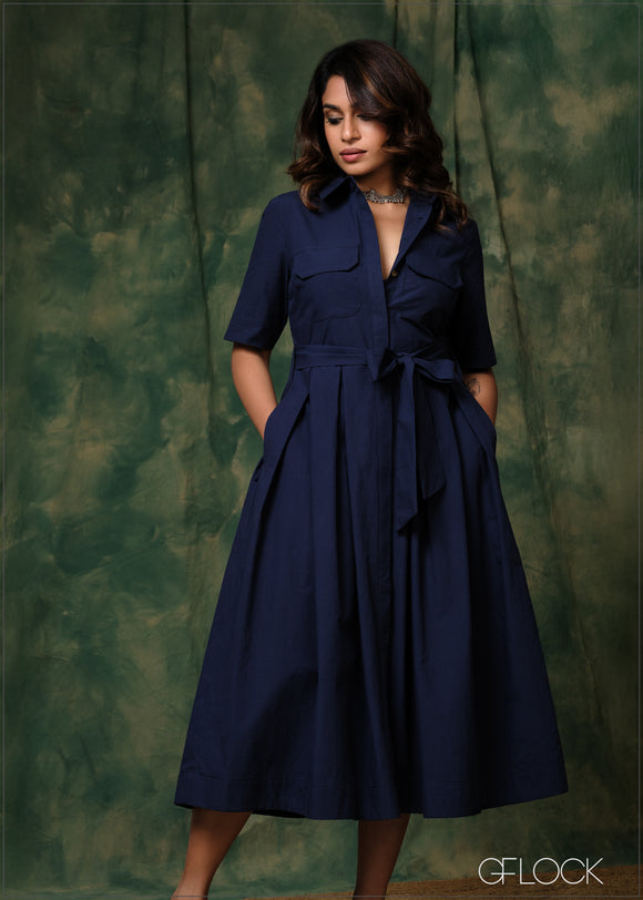 Pocket Detailed Dress - 171225