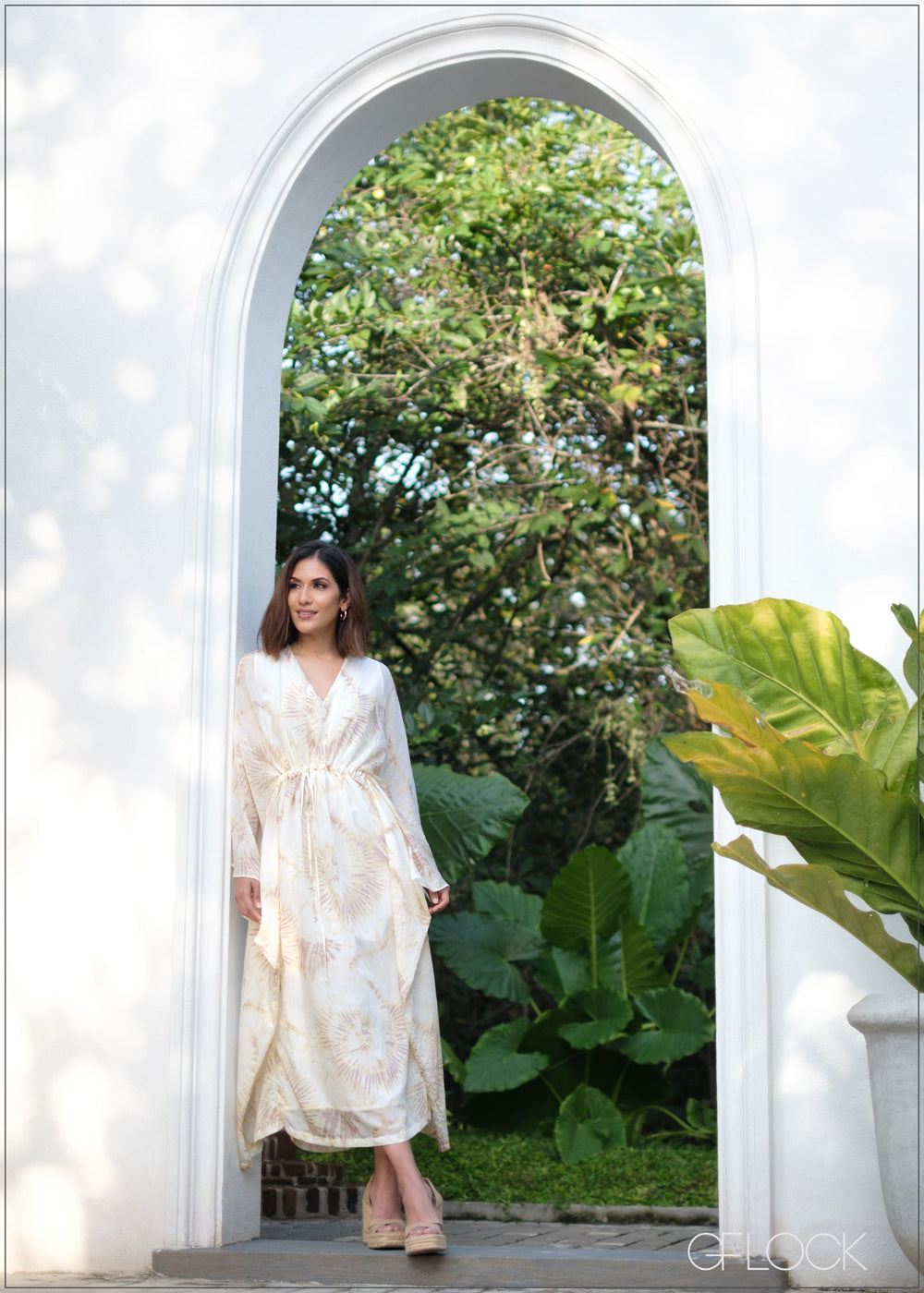 Waist Detailed Tie-Up Kaftan - 080524