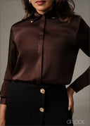 Collared Long Sleeve Shirt - 051225