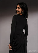 V-Neck Maxi Dress - 220526