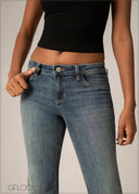 Low Waist Bootcut Jean - Short Length - 220826D