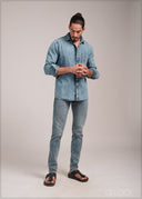 Moon Wash Denim Shirt - 161023
