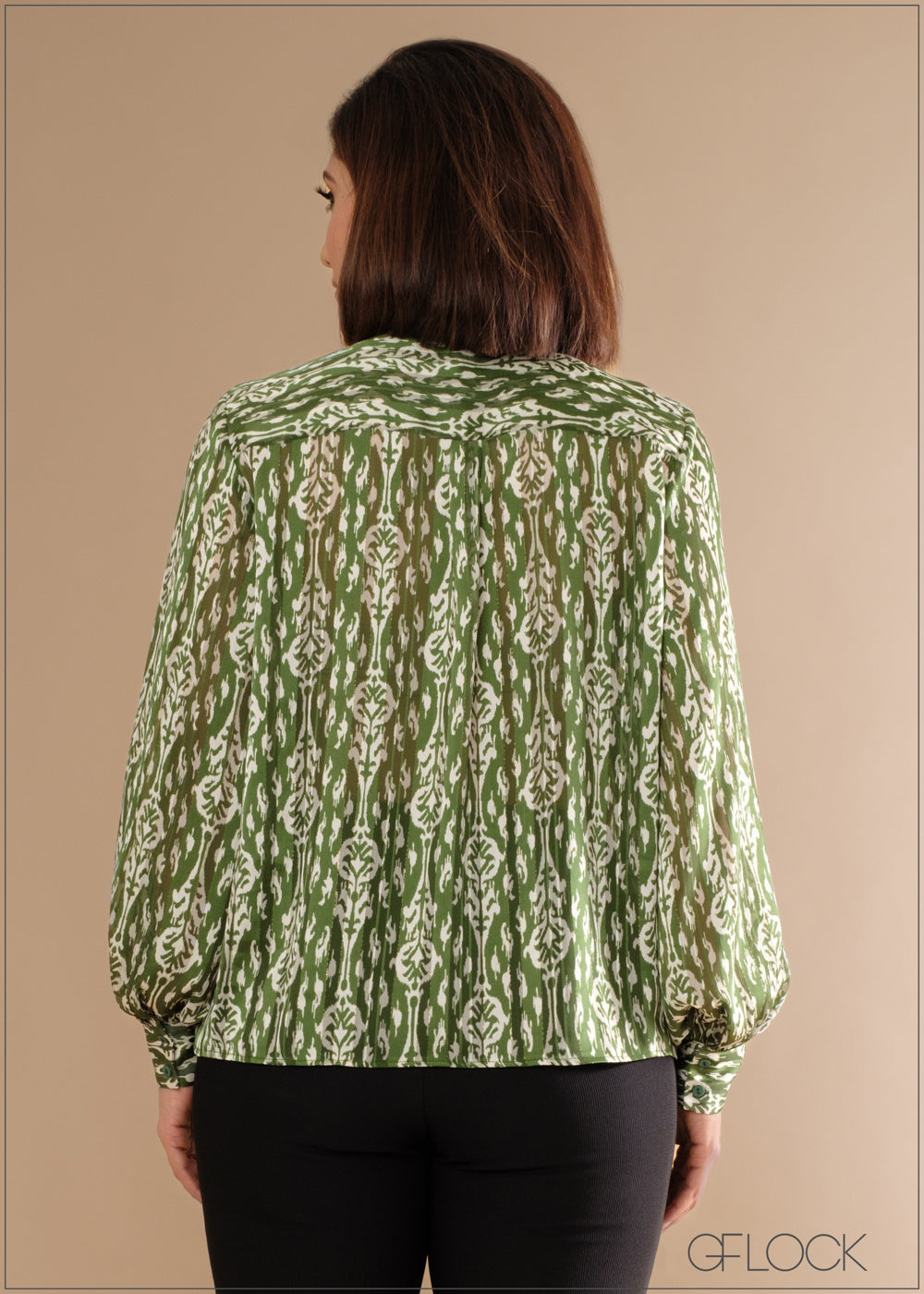 Tunic Collared Button Down Top - 140324