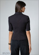 Short Sleeve Blazer - 080626