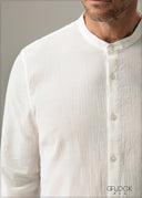 Creased-Effect Shirt - 191225M