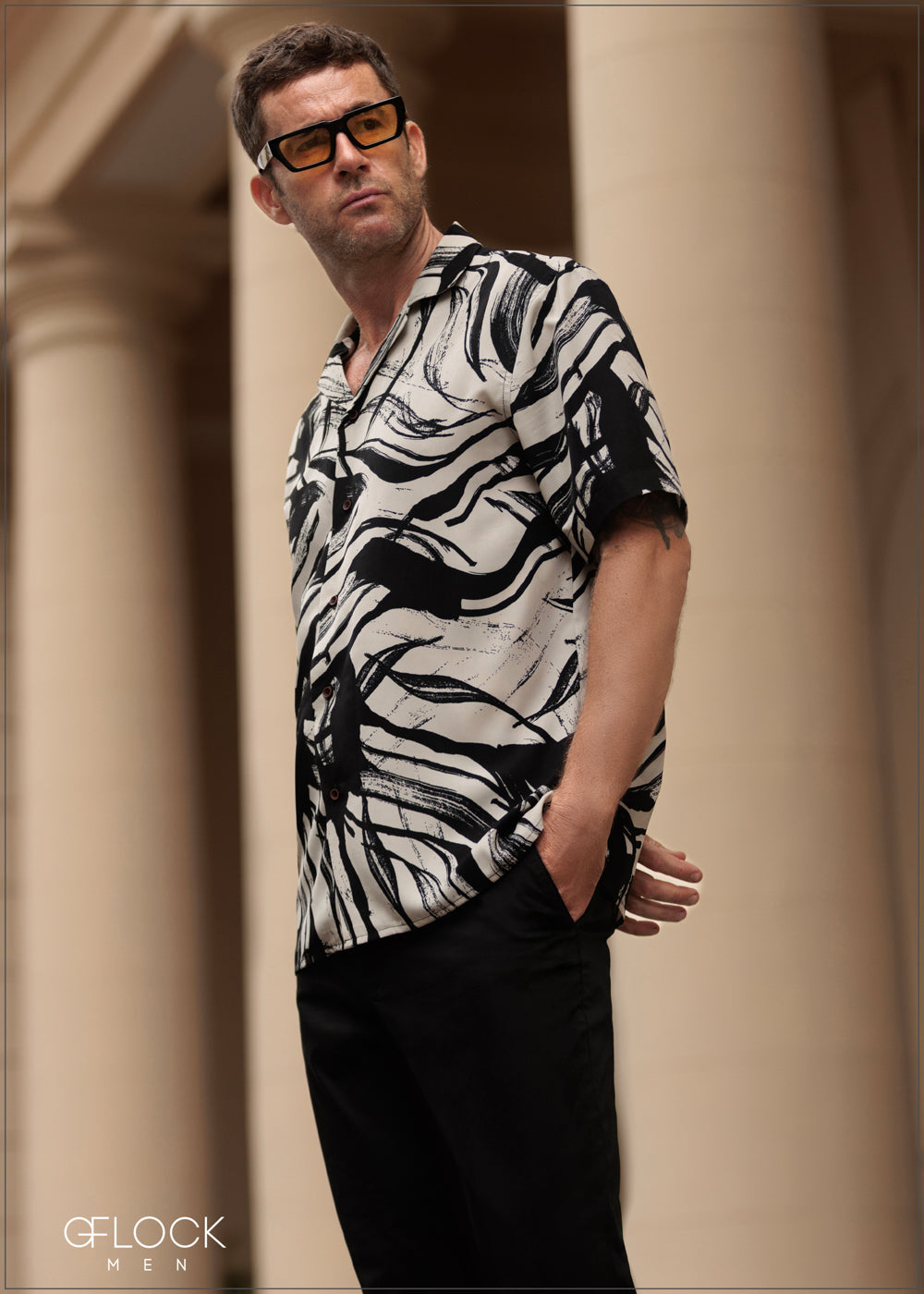 Oversize Revere Collar Shirt - 130825