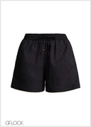 Mid Waist Elasticated Shorts - 231225