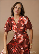 Tiered Midi Shirt Dress - 140826